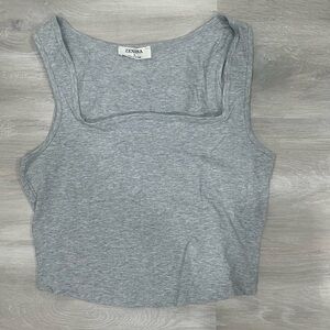 Zenana Outfitters Heather Gray Tank Top